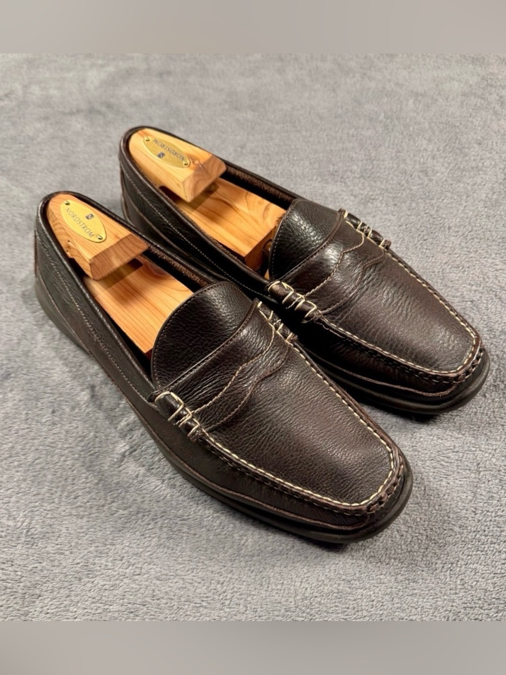 FootJoy Club Casuals Dark Brown Leather Loafers